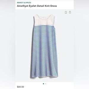 Blue Striped Dress